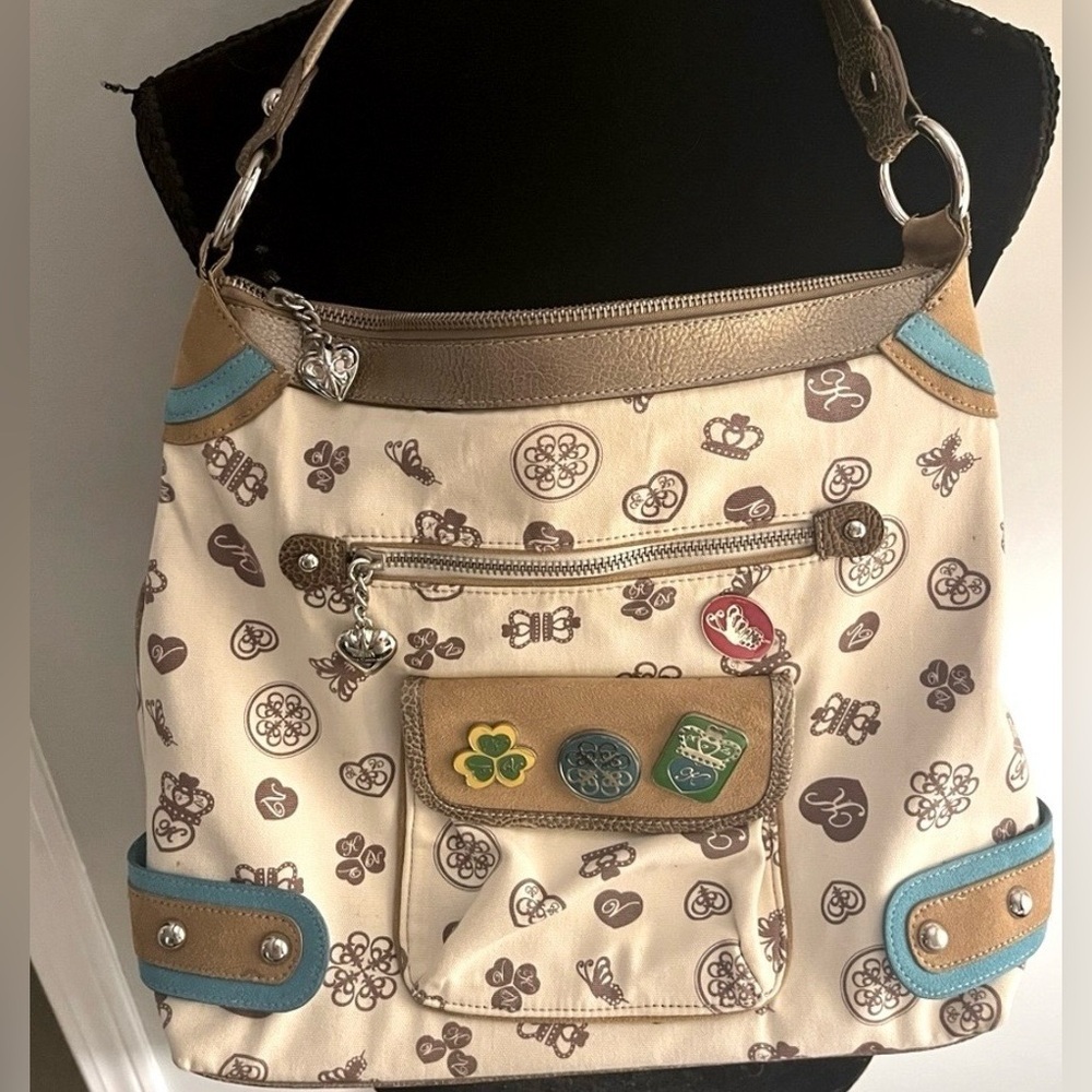 Kathy Van Zeeland Logo Print Shoulder Bag | Y2K